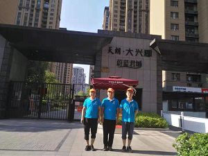 天朗大興郡蔚藍(lán)郡城除甲醛施工案例