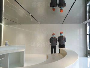 粵漢國(guó)際瑞安消防除甲醛施工案例